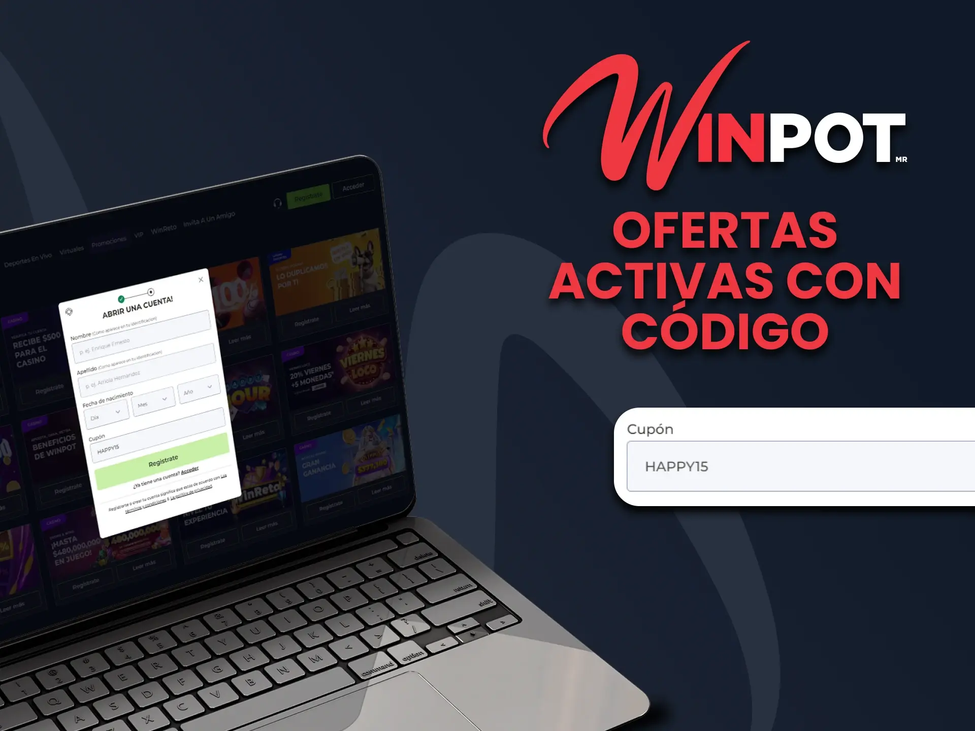 Descubra las grandes ofertas promocionales de Winpot Casino.