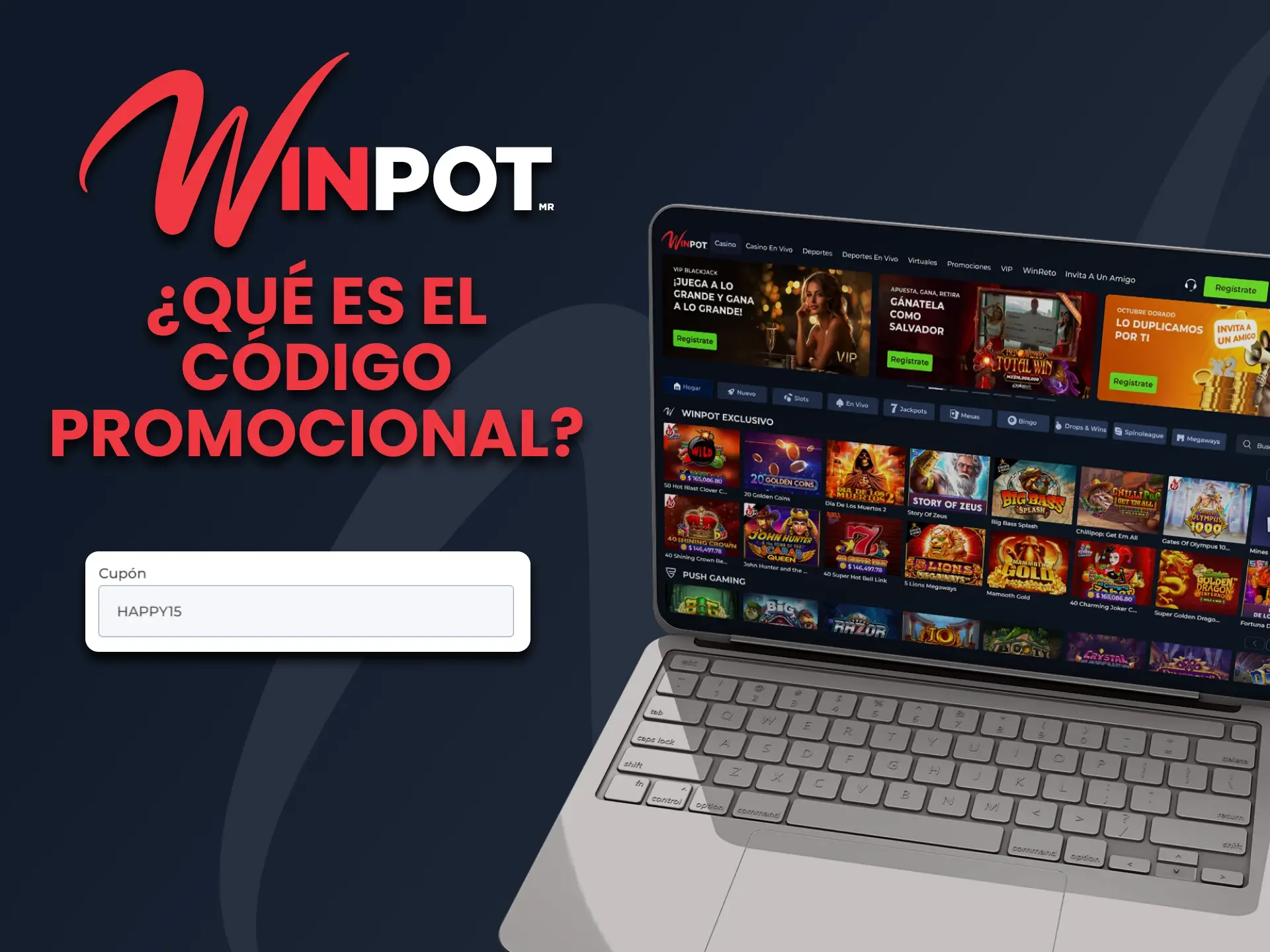 Descubra qué es un código promocional y cómo utilizarlo correctamente en Winpot Casino.