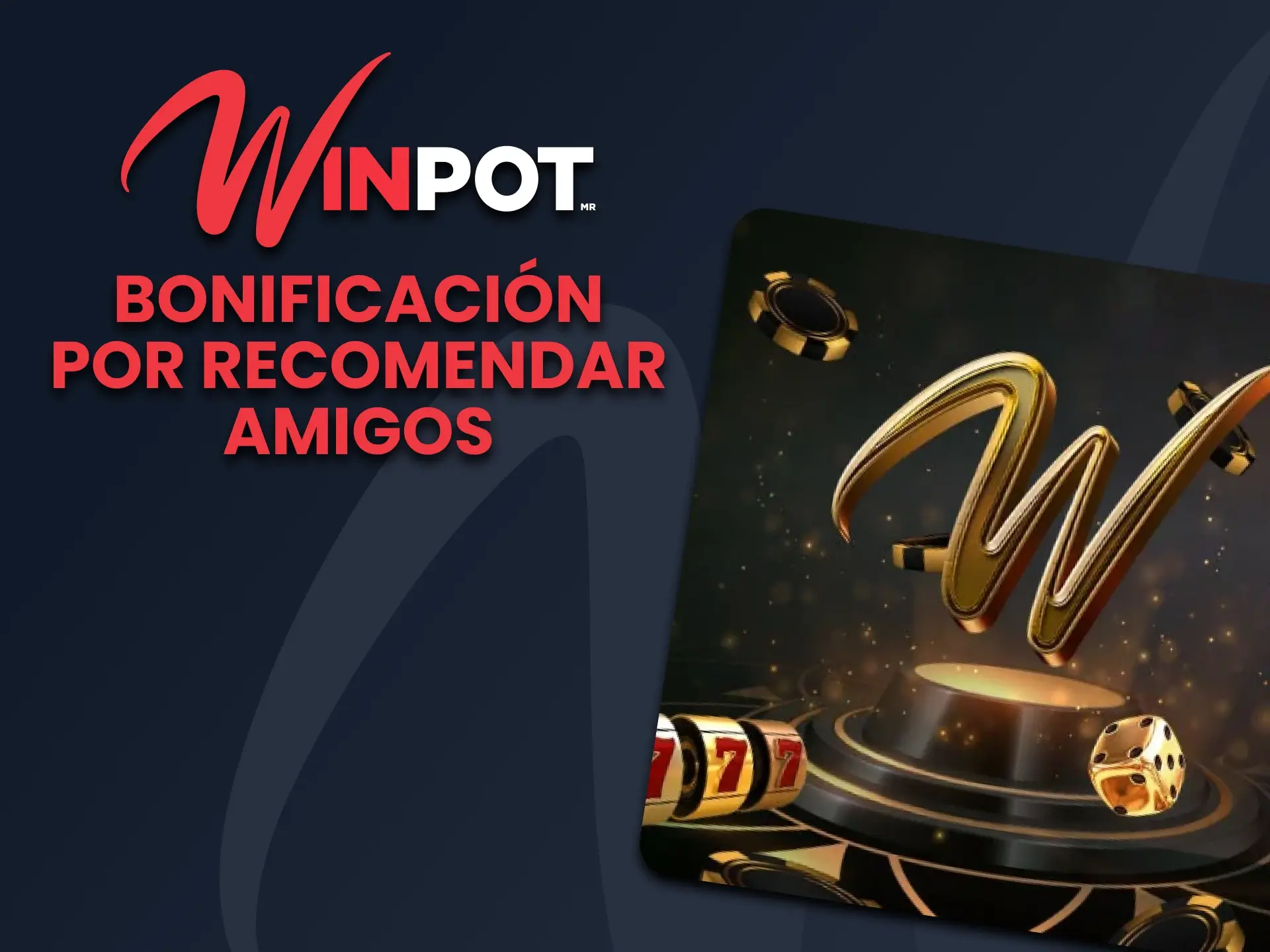 Juega con tus amigos y conocidos y consigue grandes recompensas en metálico de Winpot.