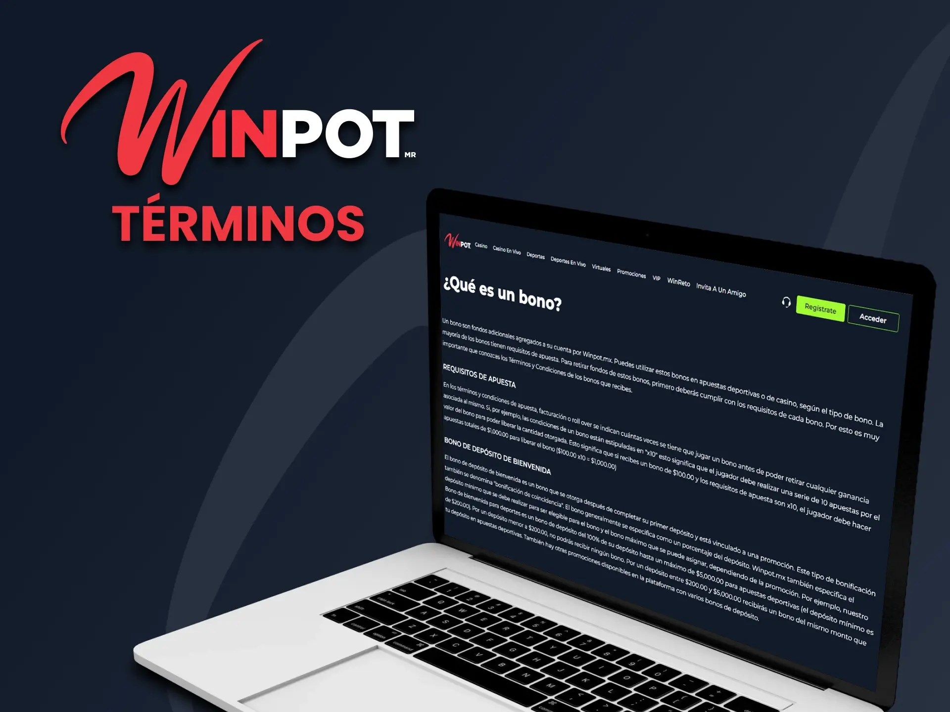 Estudie detenidamente las reglas para utilizar los bonos en el sitio del casino Winpot.