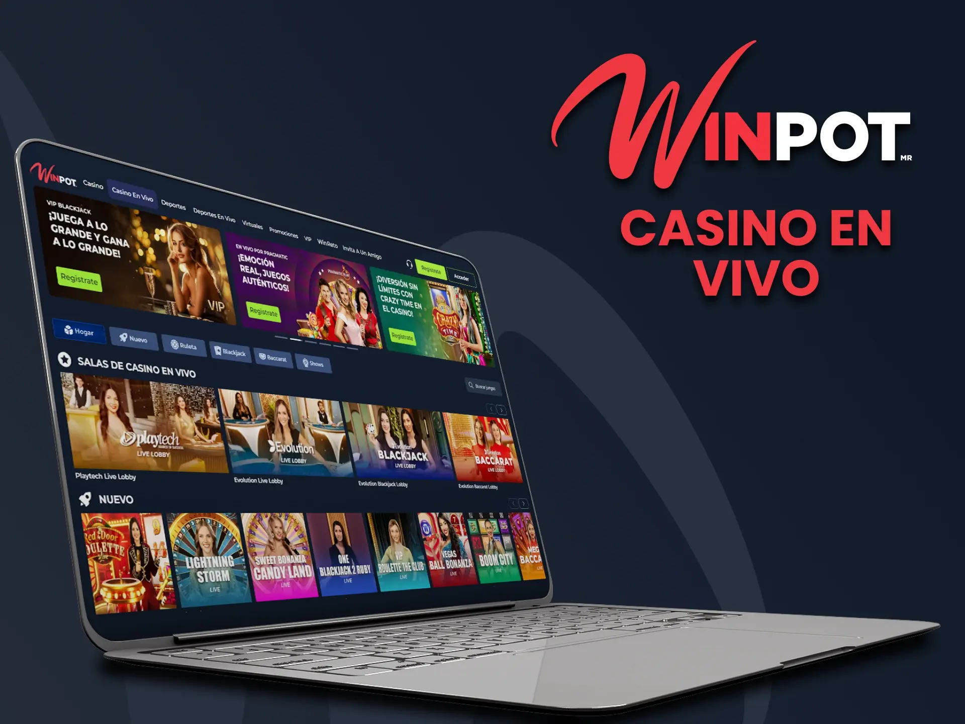 Vence a los mejores crupieres en Winpot Casino.