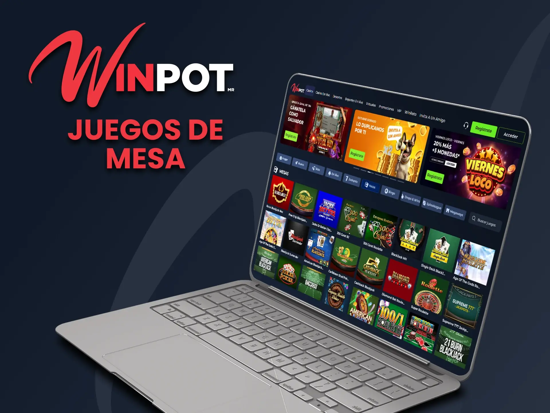 Demuestra tus habilidades en los populares juegos de cartas de Winpot Casino.