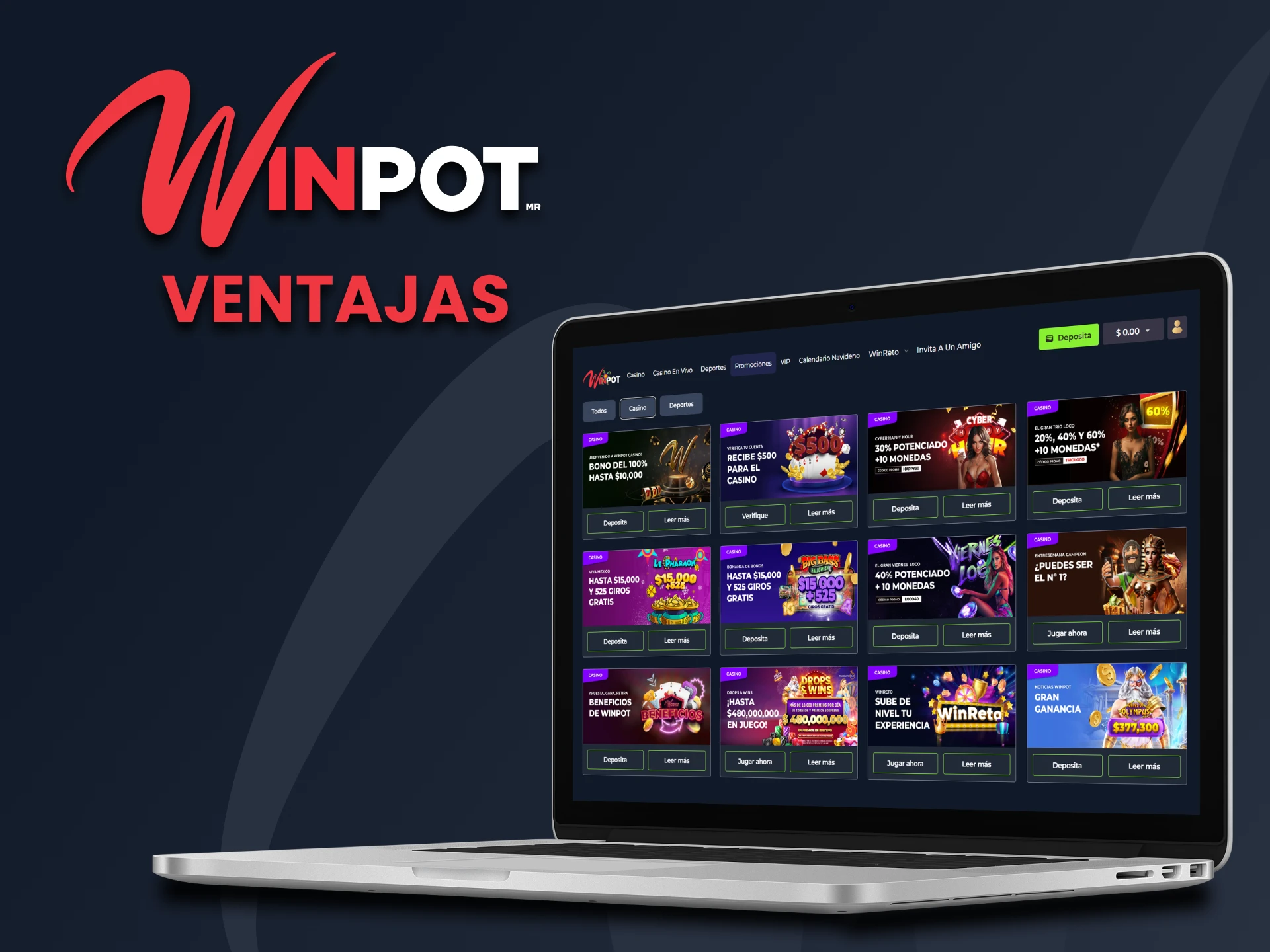 Le informaremos sobre los beneficios de jugar juegos de casino en vivo en Winpot.