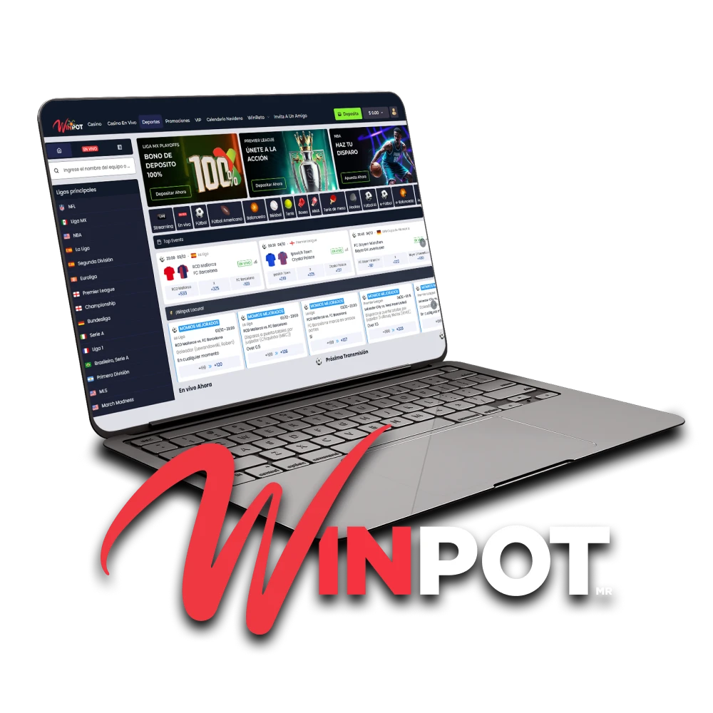 Hablaremos de apuestas deportivas en el sitio web de Winpot.