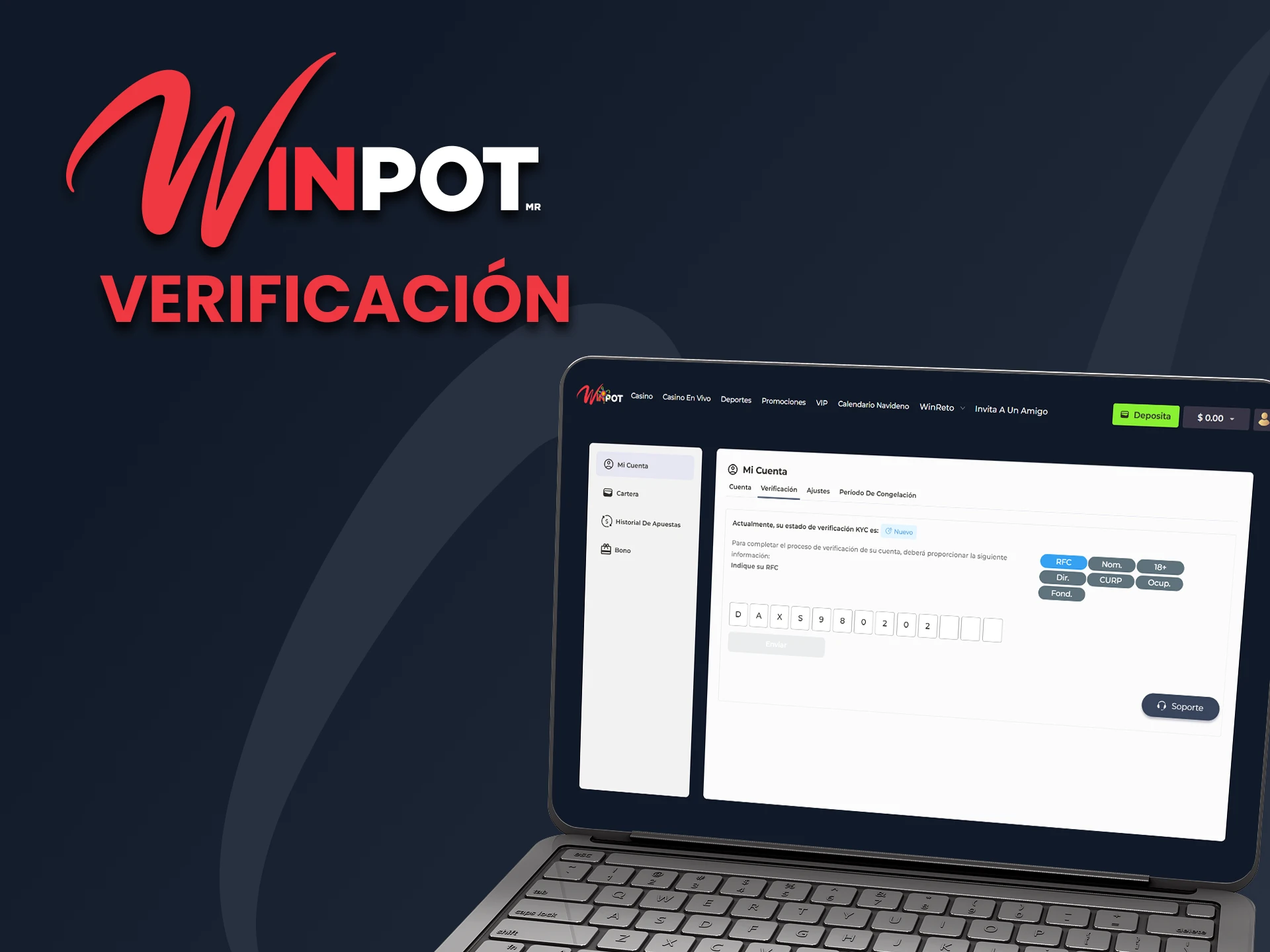 Complete toda la información en el sitio web de Winpot.