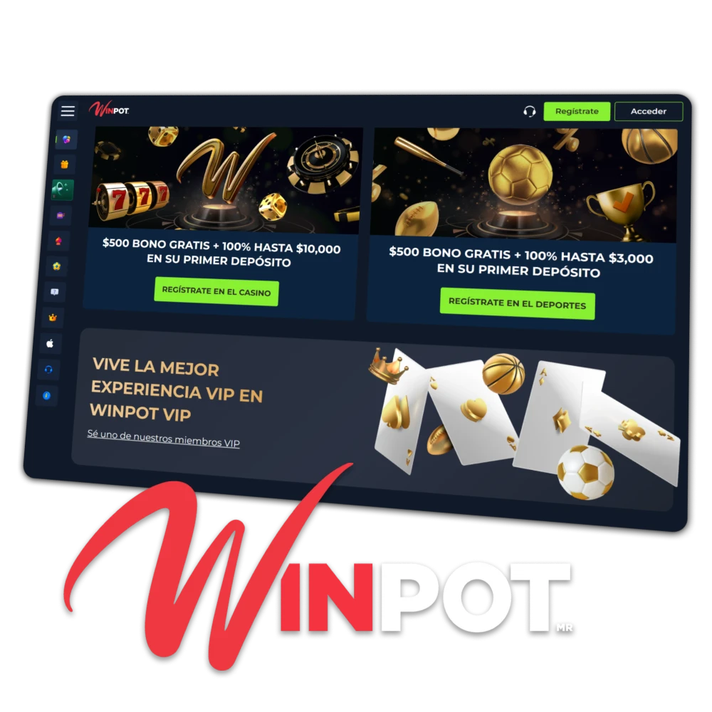 Disfruta apuestas seguras y bonos exclusivos en la plataforma oficial Winpot México.