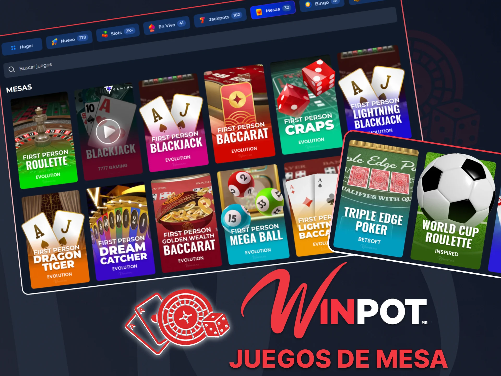 Disfruta juegos de mesa clásicos con reglas claras y apuesta estratégica en Winpot.