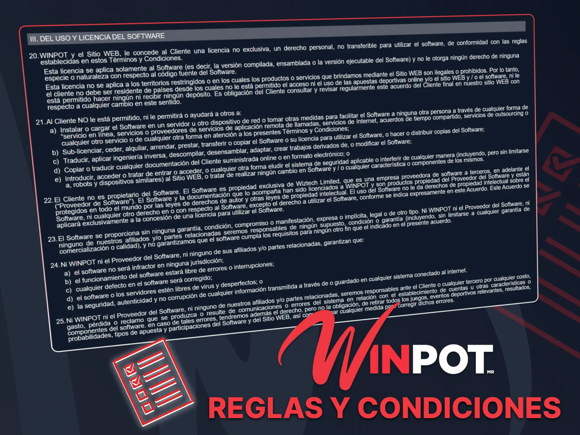 Revisa las reglas esenciales para jugar en Winpot México de forma segura.