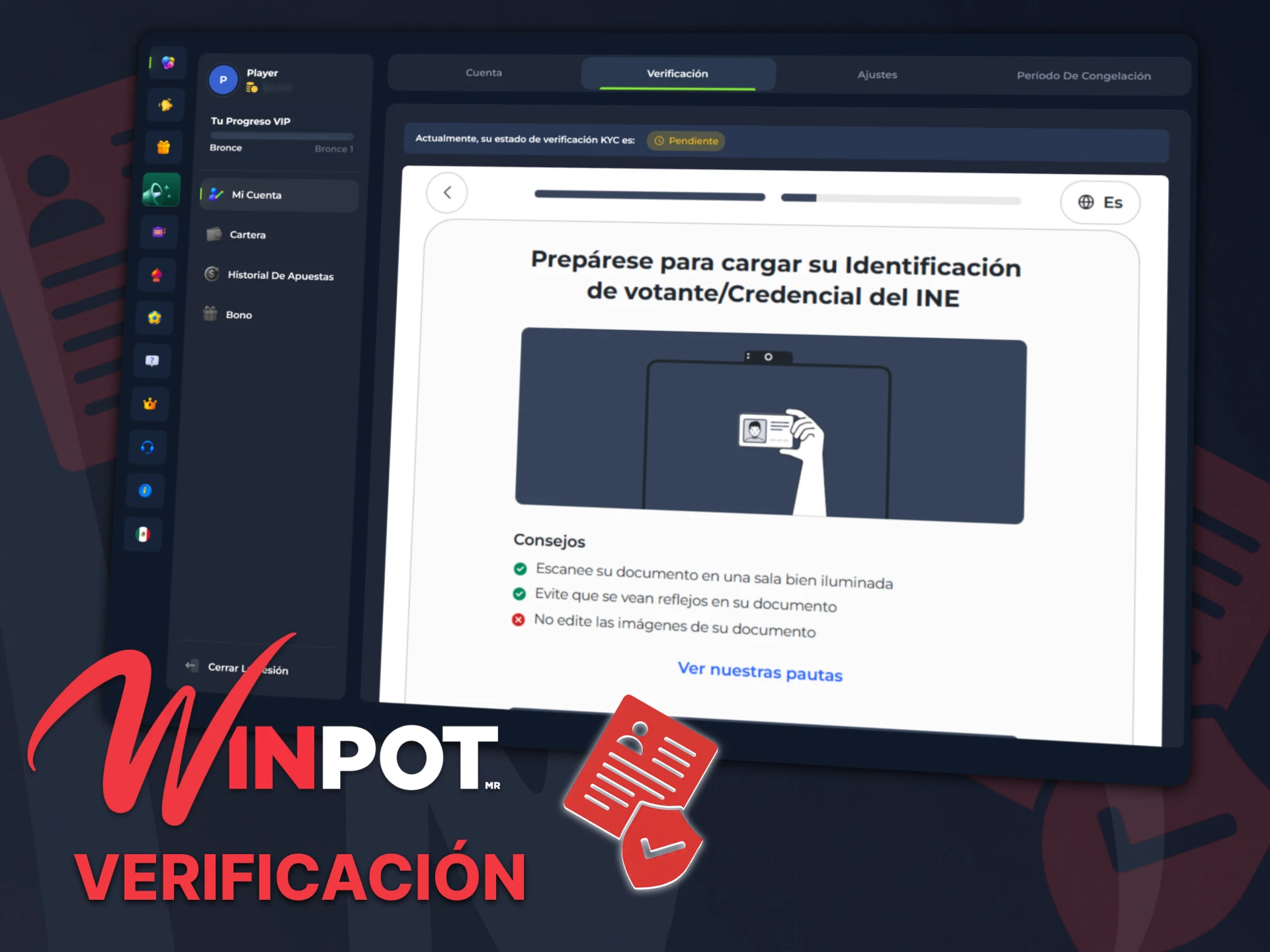 Complete toda la información en el sitio web de Winpot.