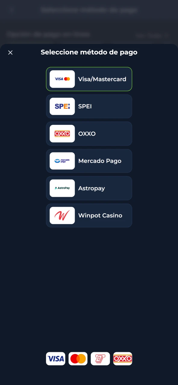 Espere los resultados del partido y vea sus ganancias de Winpot.